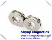 Ring  rare earth NdFeB Magnets used in Electronics and small motors ,with ISO/TS certification